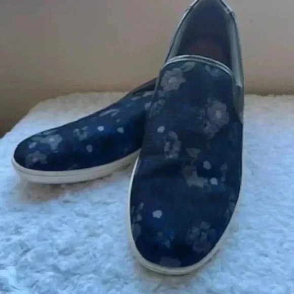 Ted Baker London Shoes Floral Print Navy Blue Slip On‎ Loafers Men’s Size 12 - Picture 12 of 12